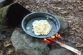 baking bread campfire