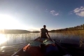 canoeing lake sweden